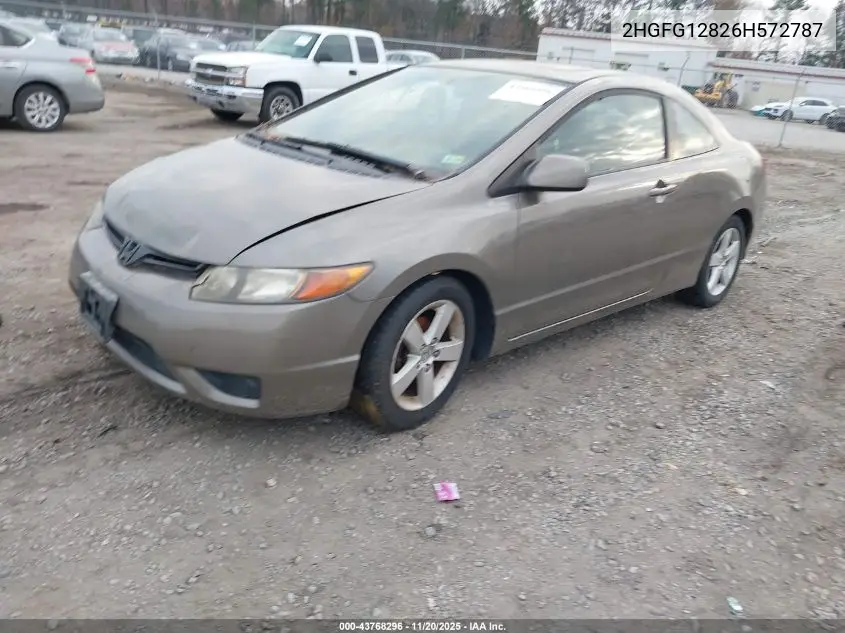 2HGFG12826H572787 2006 Honda Civic Ex