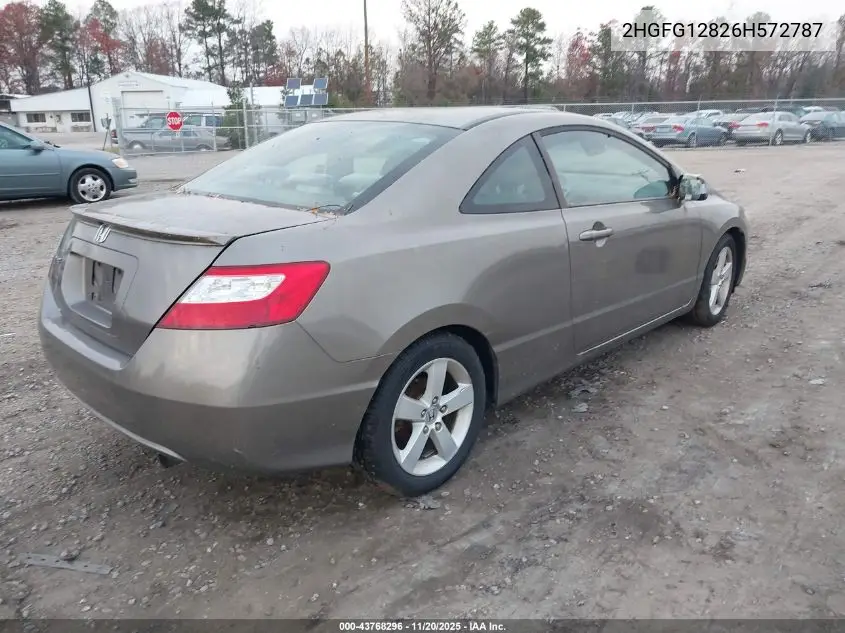 2HGFG12826H572787 2006 Honda Civic Ex