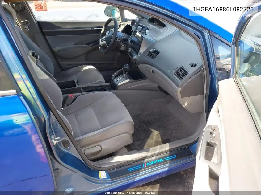 1HGFA16886L082725 2006 Honda Civic Ex