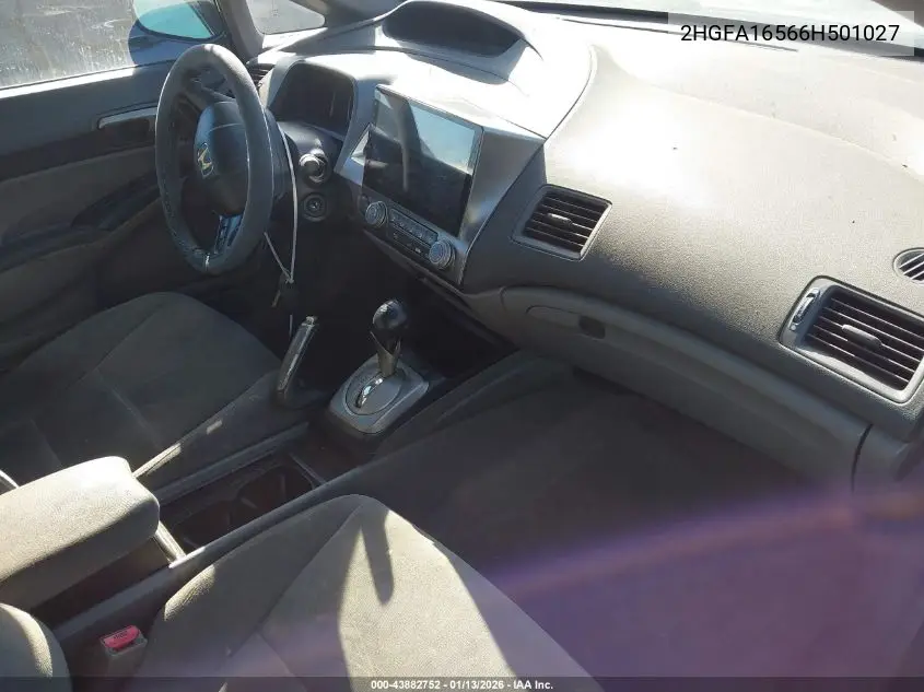 2HGFA16566H501027 2006 Honda Civic Lx