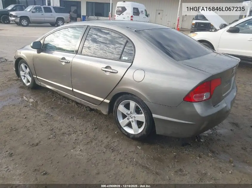 1HGFA16846L067235 2006 Honda Civic Ex