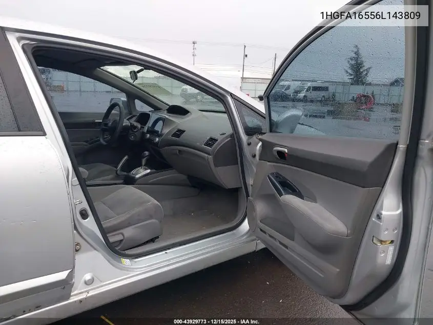 1HGFA16556L143809 2006 Honda Civic Lx