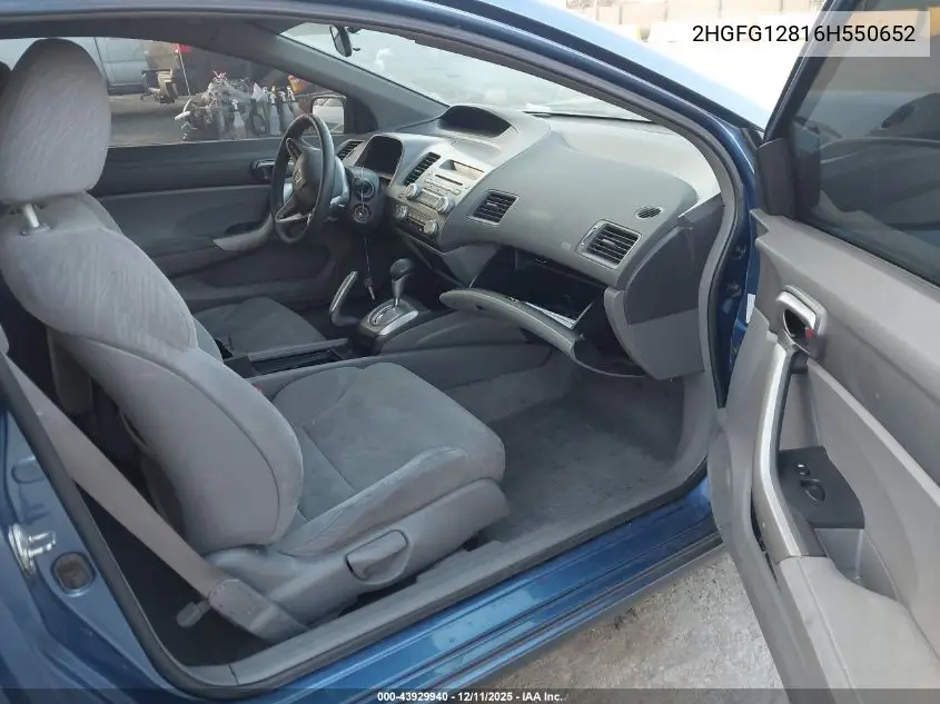 2HGFG12816H550652 2006 Honda Civic Ex