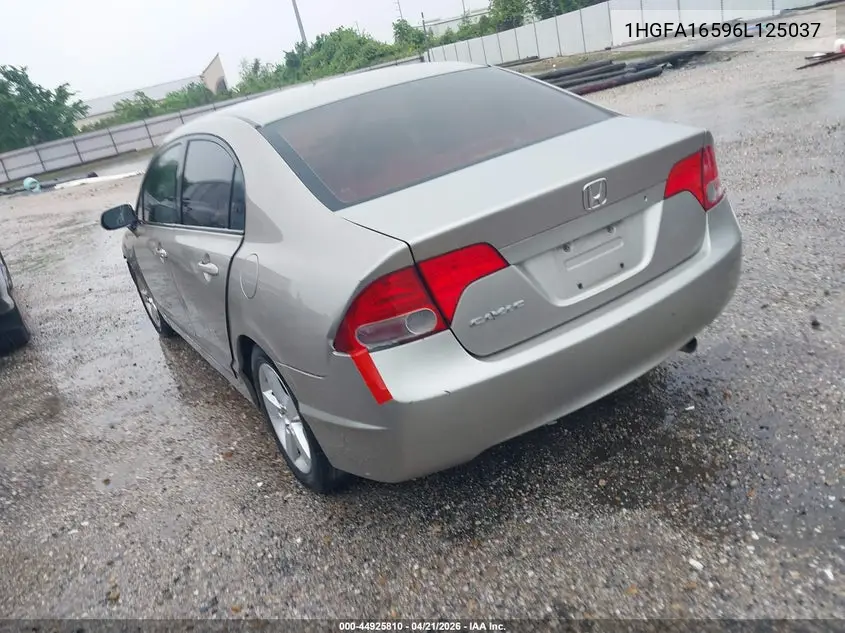 1HGFA16596L125037 2006 Honda Civic Lx
