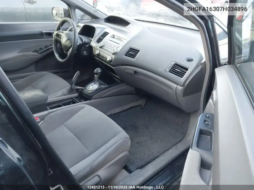 2HGFA16307H034896 2007 Honda Civic Dx-G