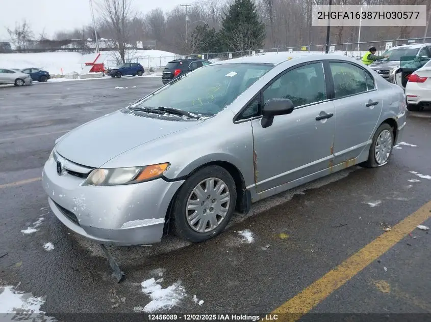 2HGFA16387H030577 2007 Honda Civic