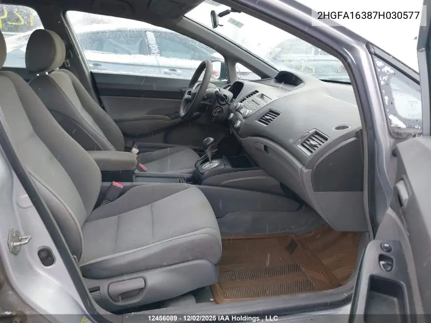 2HGFA16387H030577 2007 Honda Civic