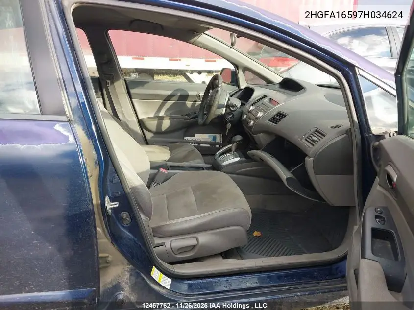 2HGFA16597H034624 2007 Honda Civic ..