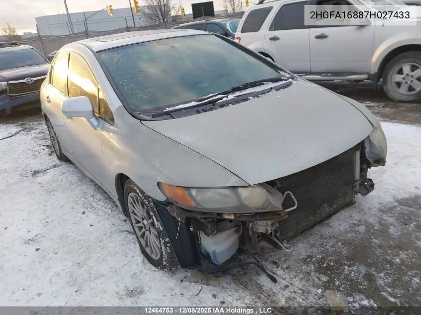 2HGFA16887H027433 2007 Honda Civic