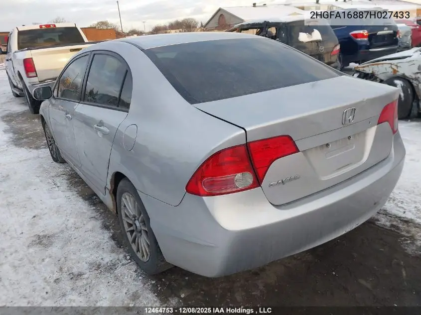 2HGFA16887H027433 2007 Honda Civic