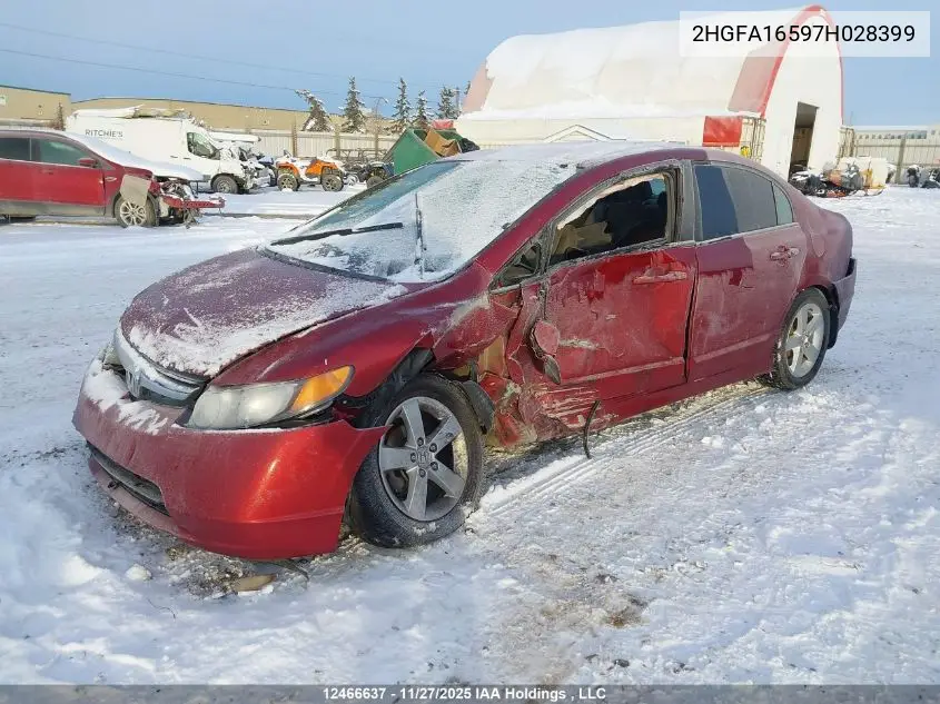 2HGFA16597H028399 2007 Honda Civic Lx