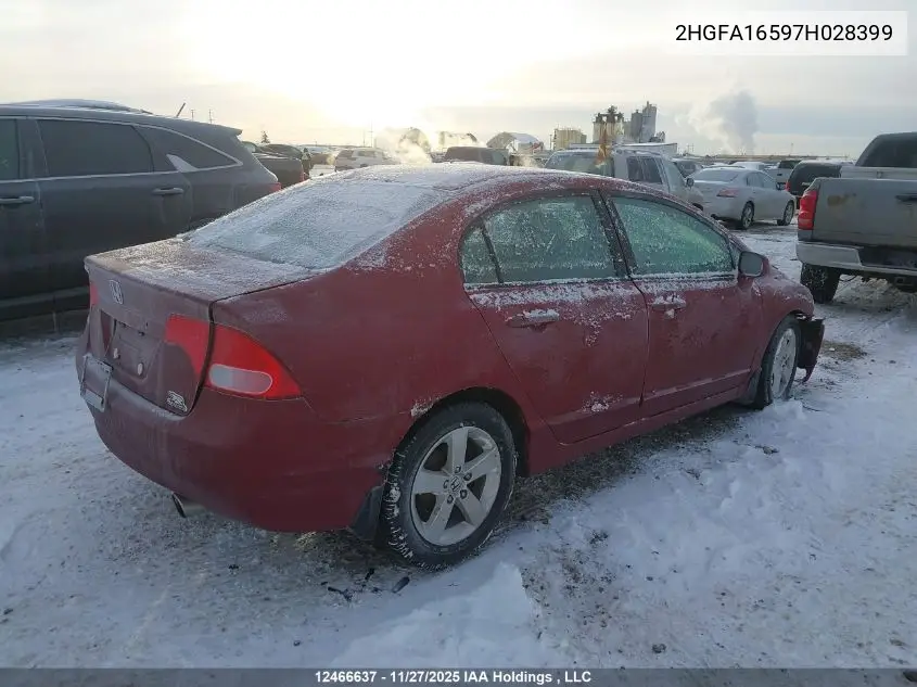 2HGFA16597H028399 2007 Honda Civic Lx