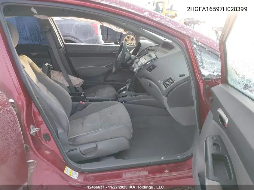 2HGFA16597H028399 2007 Honda Civic Lx