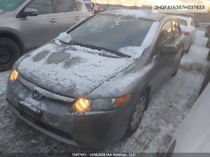 2HGFA16357H037633 2007 Honda Civic Dx-G