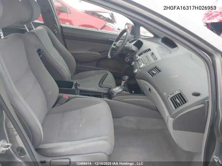 2HGFA16317H026953 2007 Honda Civic Dx-G