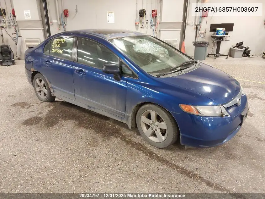 2HGFA16857H003607 2007 Honda Civic Ex