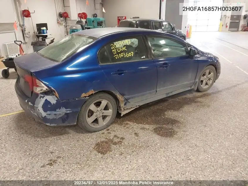 2HGFA16857H003607 2007 Honda Civic Ex