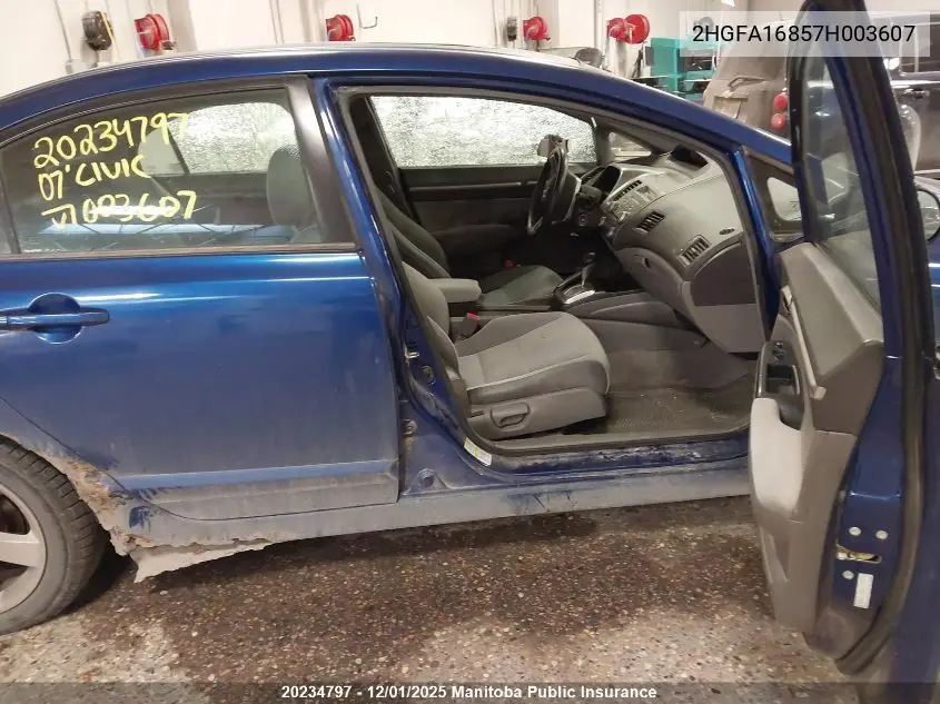 2HGFA16857H003607 2007 Honda Civic Ex