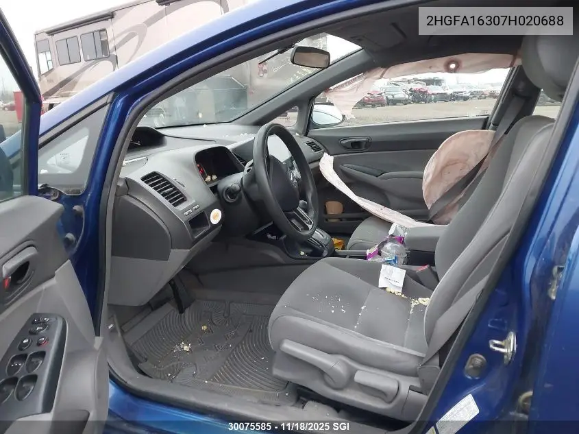 2HGFA16307H020688 2007 Honda Civic Dx
