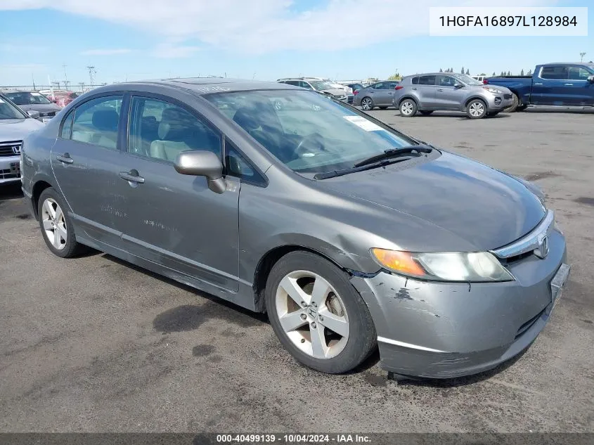 1HGFA16897L128984 2007 Honda Civic Ex