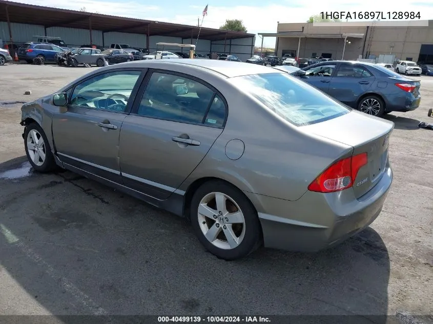 1HGFA16897L128984 2007 Honda Civic Ex