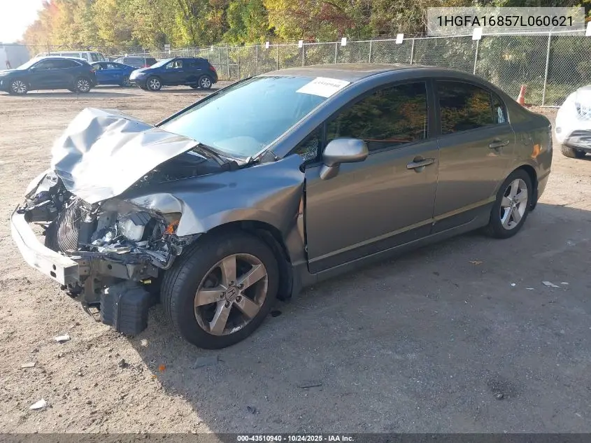 1HGFA16857L060621 2007 Honda Civic Ex