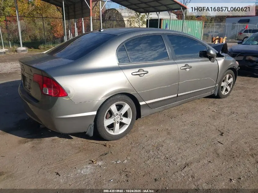 1HGFA16857L060621 2007 Honda Civic Ex
