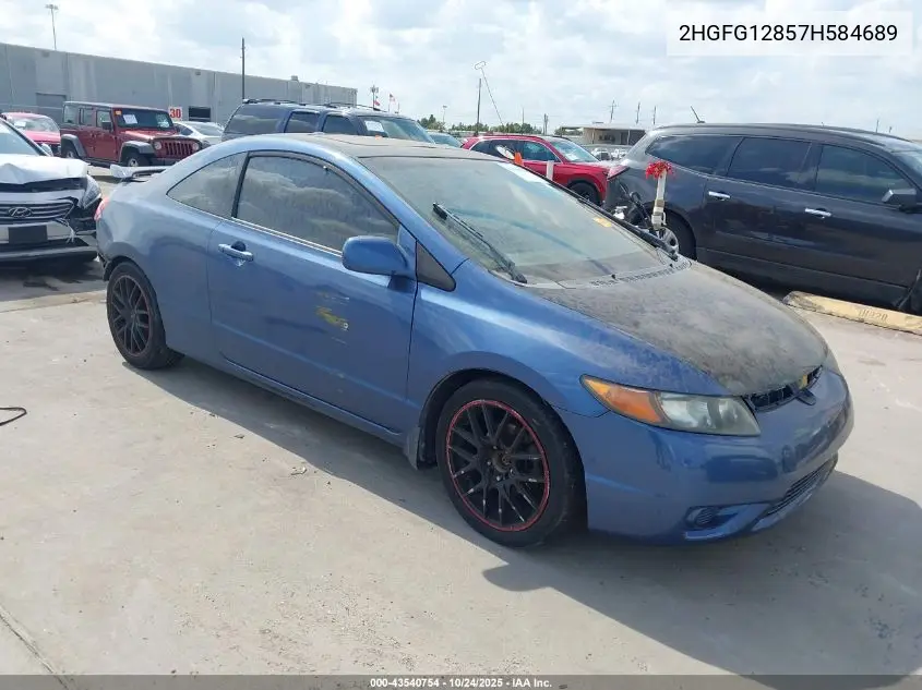 2HGFG12857H584689 2007 Honda Civic Ex