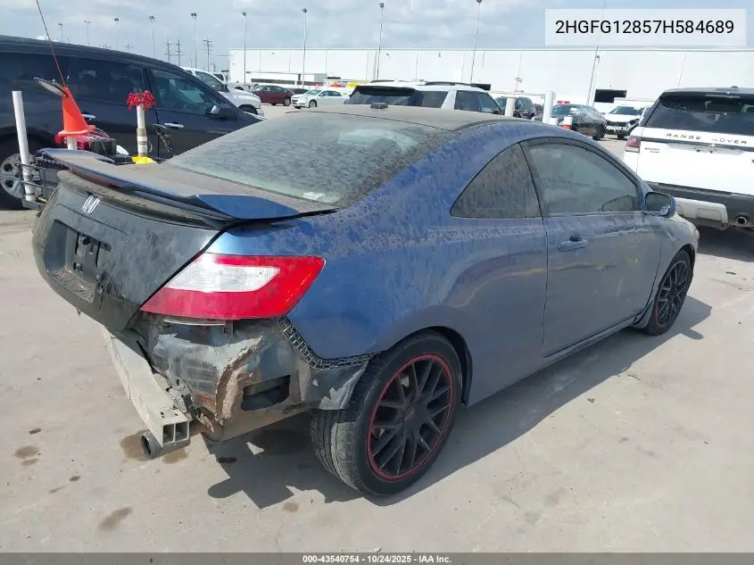 2HGFG12857H584689 2007 Honda Civic Ex