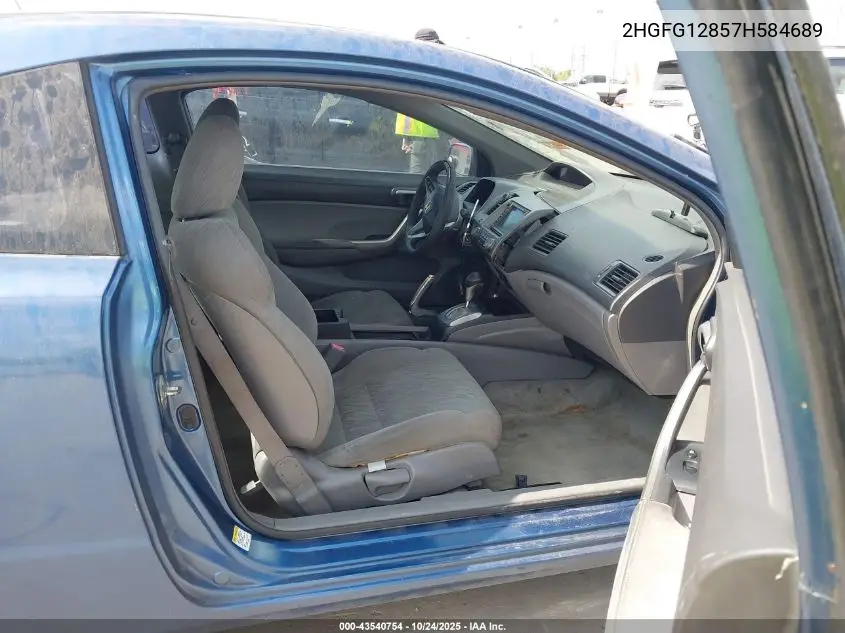 2HGFG12857H584689 2007 Honda Civic Ex