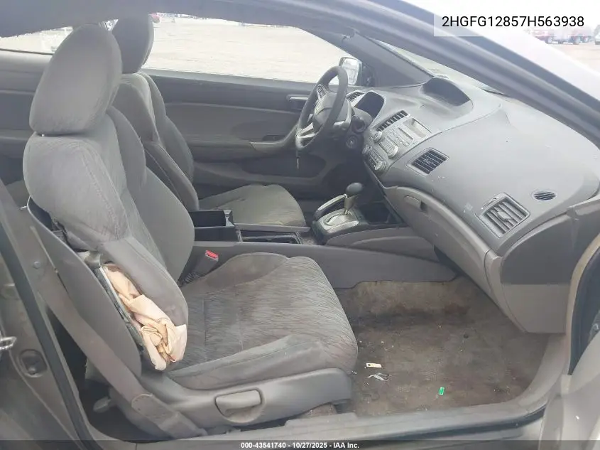 2HGFG12857H563938 2007 Honda Civic Ex