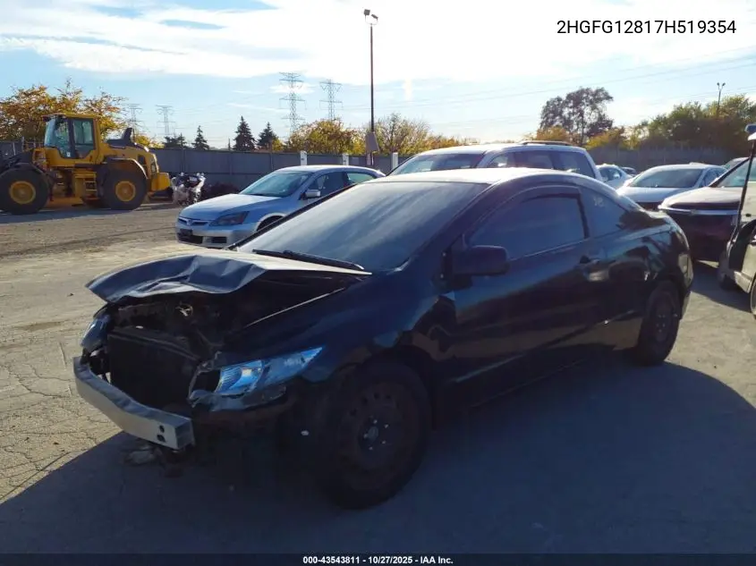 2HGFG12817H519354 2007 Honda Civic Ex
