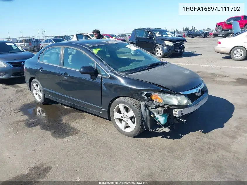 1HGFA16897L111702 2007 Honda Civic Ex