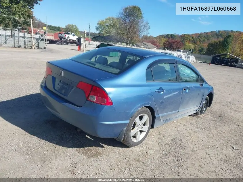 1HGFA16897L060668 2007 Honda Civic Ex