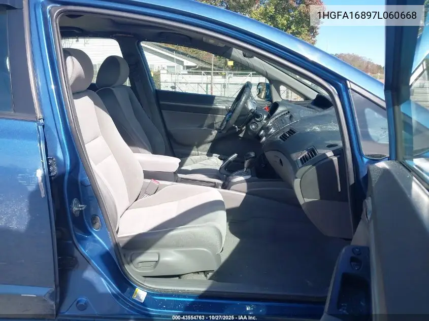 1HGFA16897L060668 2007 Honda Civic Ex