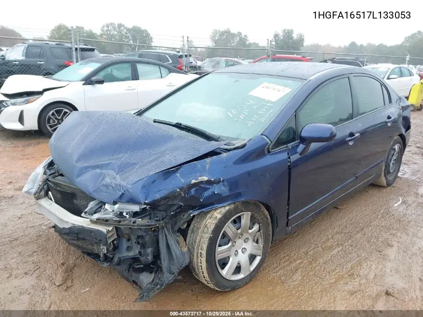 1HGFA16517L133053 2007 Honda Civic Lx