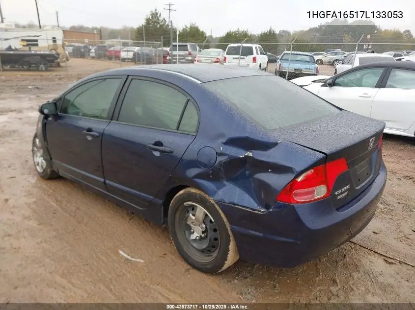1HGFA16517L133053 2007 Honda Civic Lx