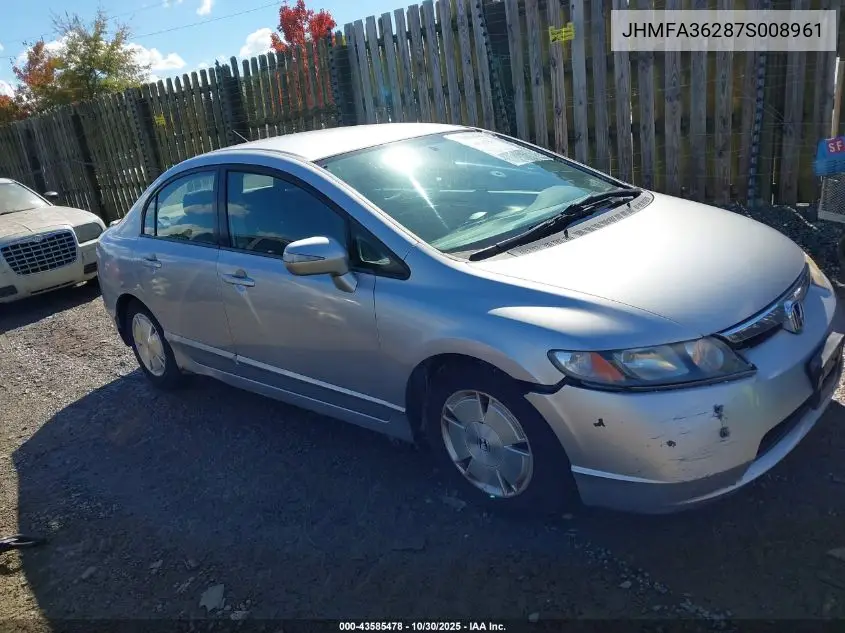 JHMFA36287S008961 2007 Honda Civic Hybrid