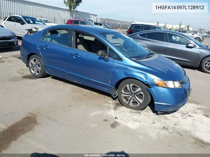 1HGFA16597L128912 2007 Honda Civic Lx