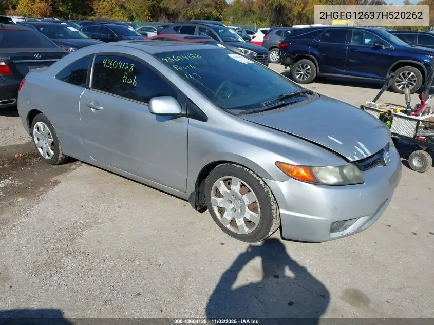 2HGFG12637H520262 2007 Honda Civic Lx