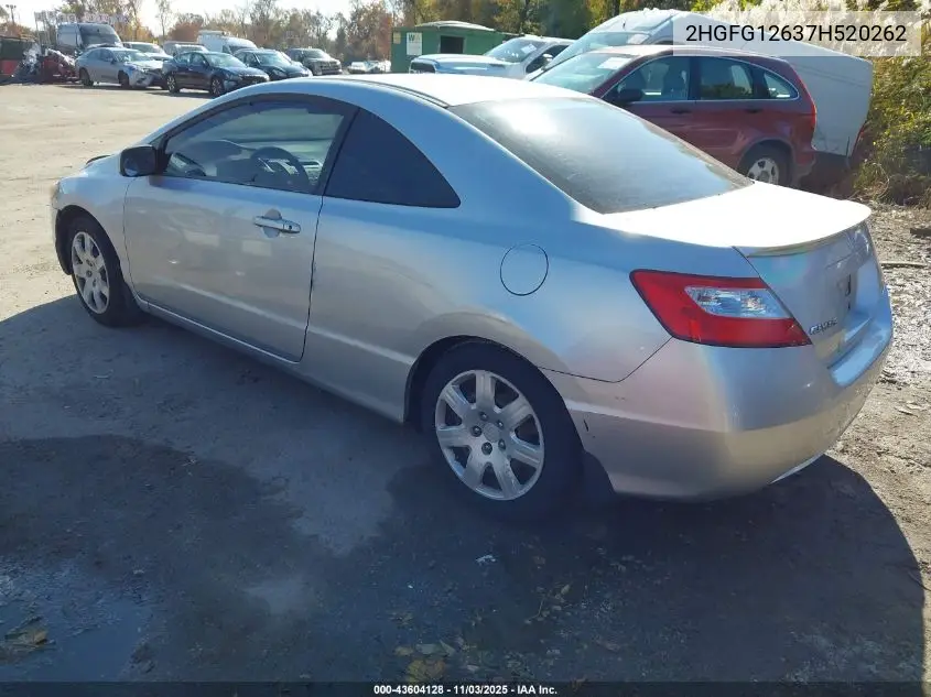 2HGFG12637H520262 2007 Honda Civic Lx