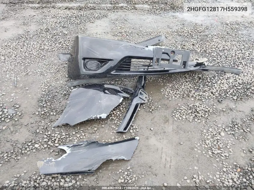 2HGFG12817H559398 2007 Honda Civic Ex