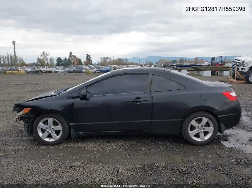 2HGFG12817H559398 2007 Honda Civic Ex