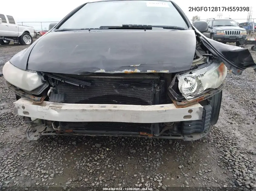 2HGFG12817H559398 2007 Honda Civic Ex
