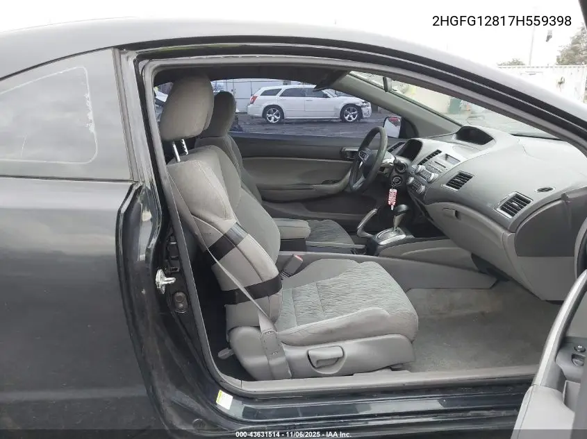 2HGFG12817H559398 2007 Honda Civic Ex