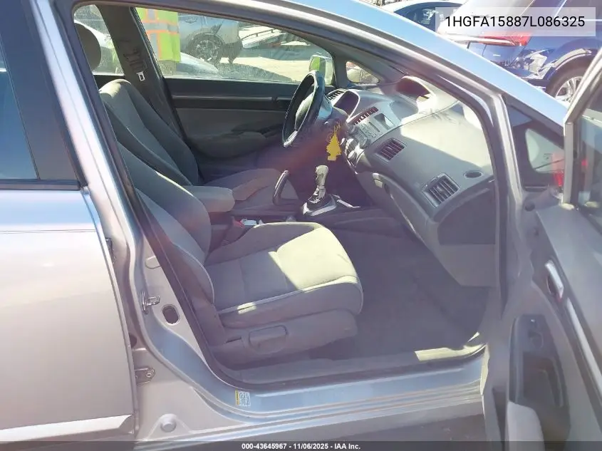 1HGFA15887L086325 2007 Honda Civic Ex