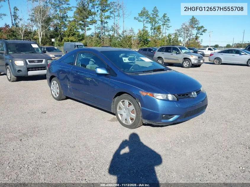 2HGFG12657H555708 2007 Honda Civic Lx