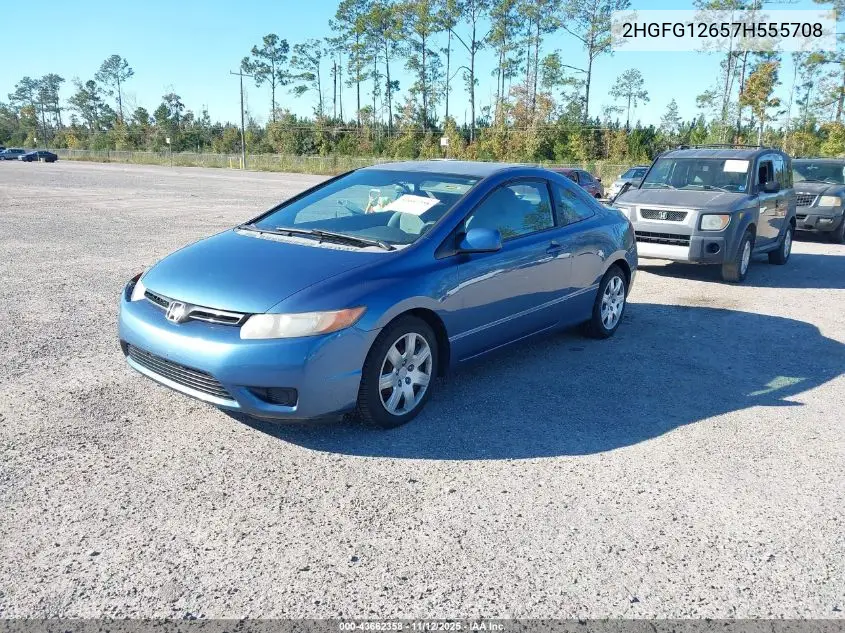 2HGFG12657H555708 2007 Honda Civic Lx