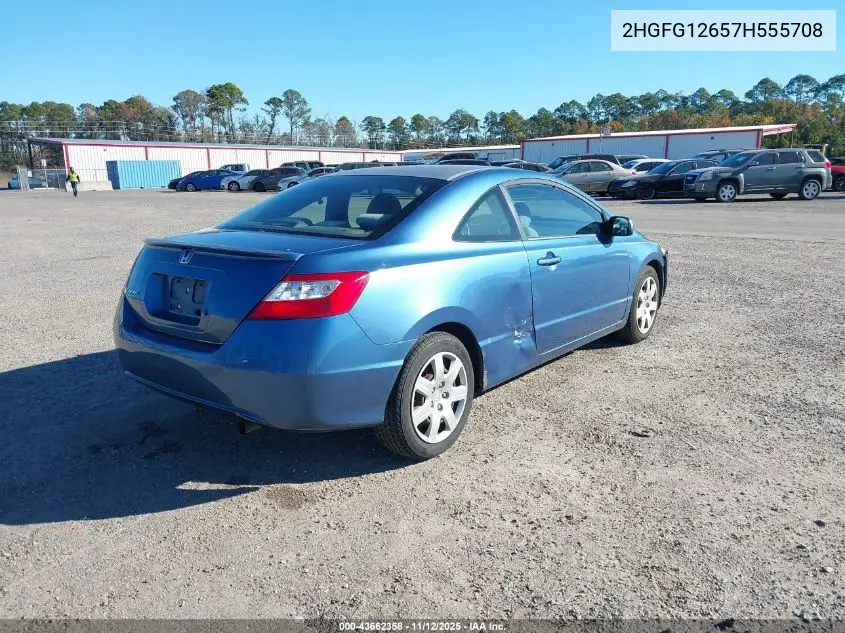 2HGFG12657H555708 2007 Honda Civic Lx