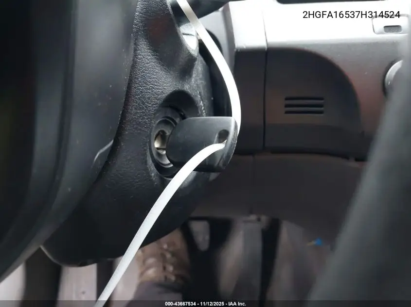 2HGFA16537H314524 2007 Honda Civic Lx